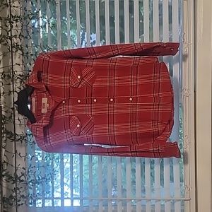Levi's Classic Fit Red White and Blue Flannel